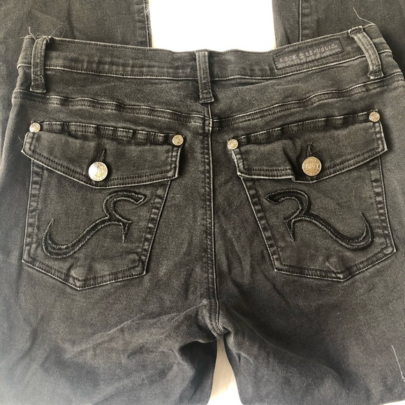 Rock & Republic Denim - Rock & Republic Kendall black jeans, size 14